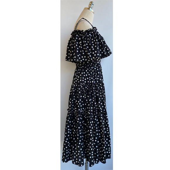 Dolce & Gabbana Runway Off-Shoulder Ruffled Polka Dot Dress IT 36, US 0 w/COA - Picture 6 of 14